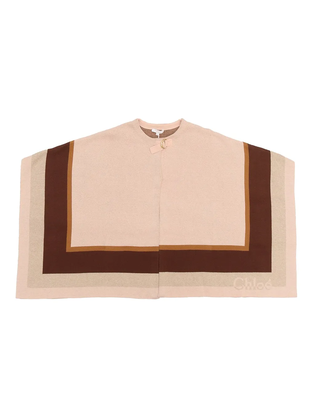 Striped Pattern Cape
