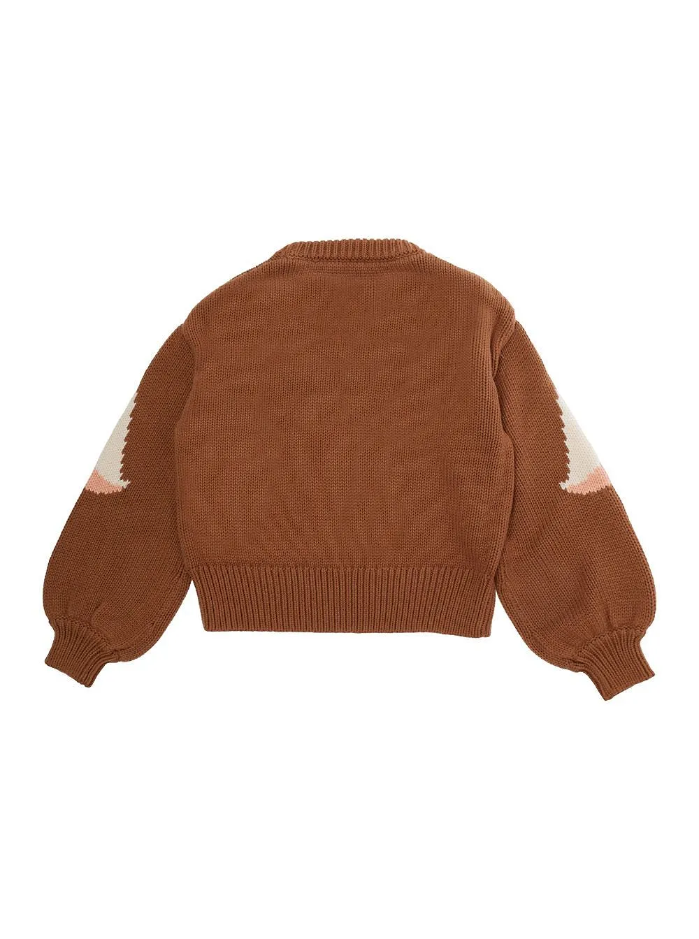 Chloé Kids Swan Intarsia Knitted Sweater