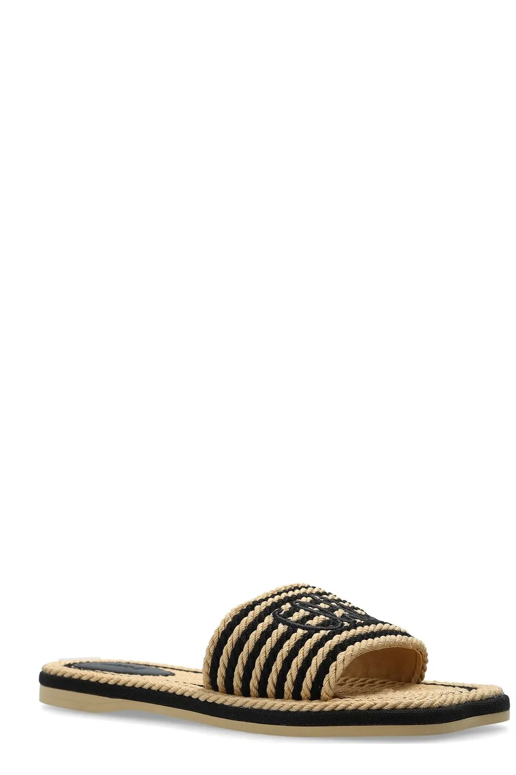 Chloé Logo Strap Flat Sandals