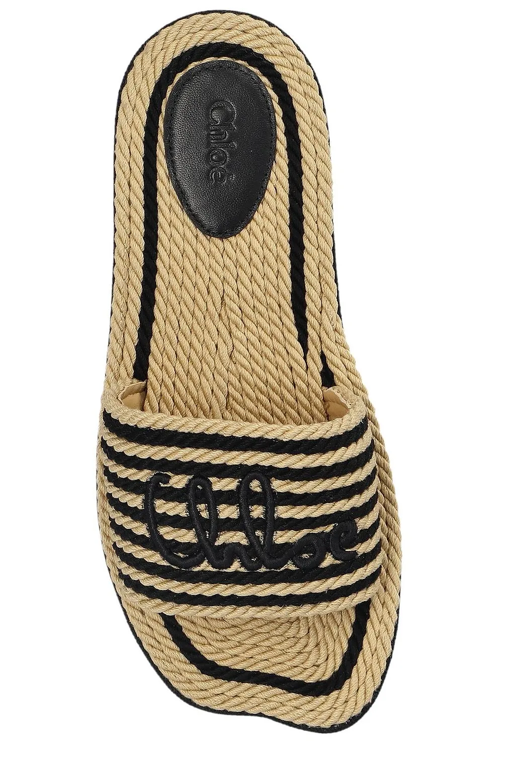 Chloé Logo Strap Flat Sandals