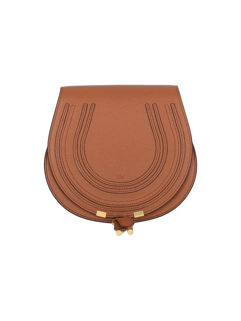 Marcie Logo Detailed Saddle Bag