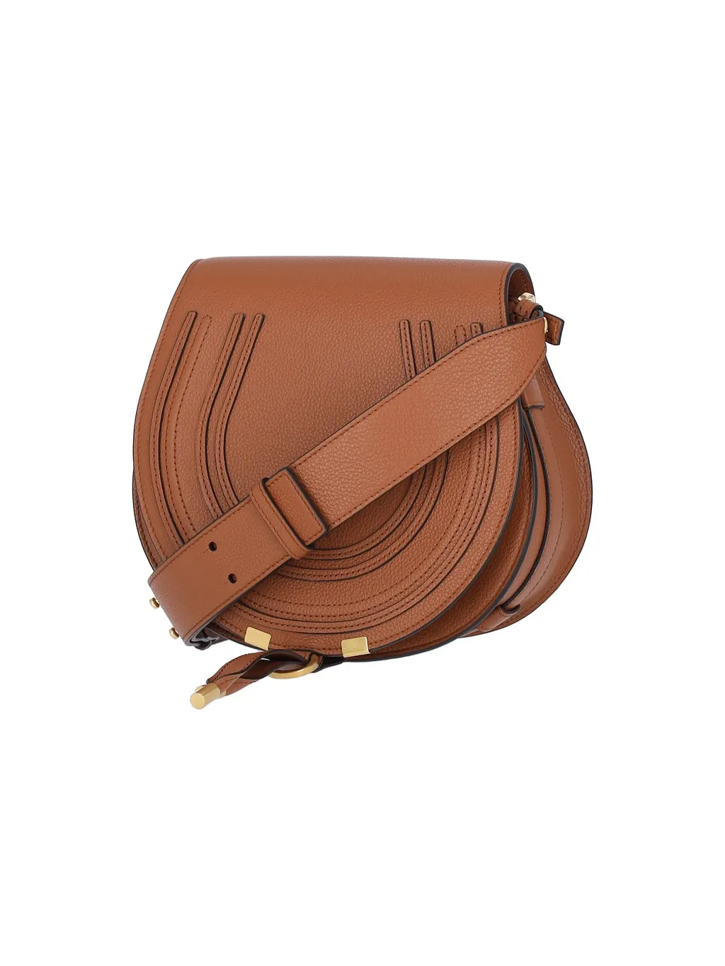 Marcie Logo Detailed Saddle Bag