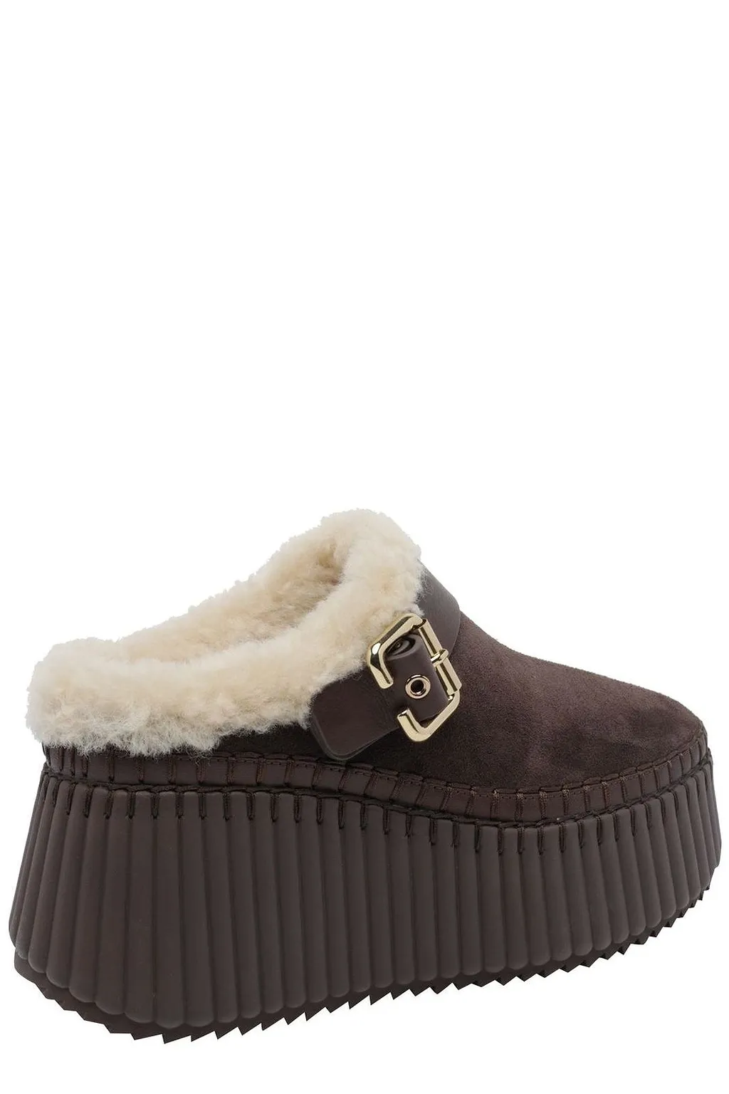 Chloé Nama Wedge Mules