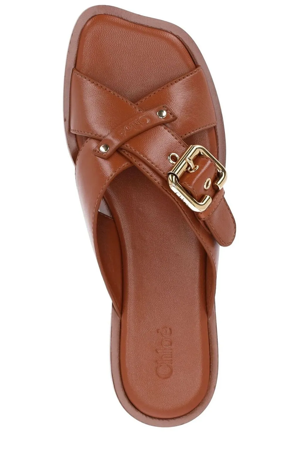 Chloé Nil Crossover Strap Slides