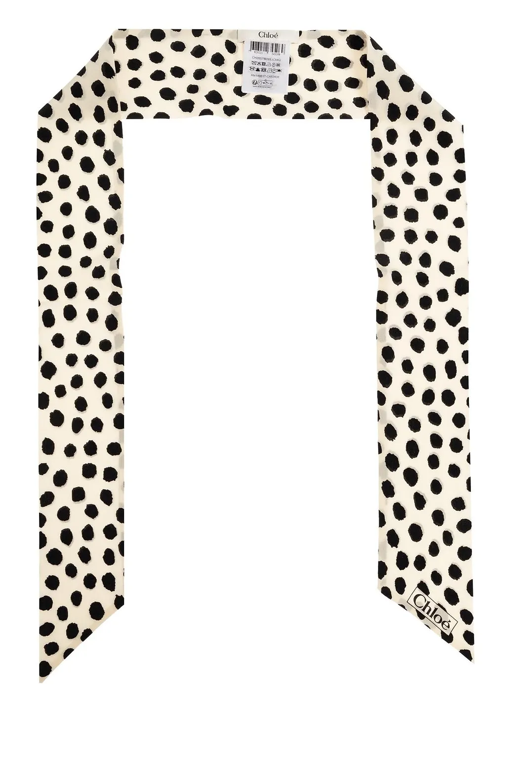 Spotted Bandeau Scarf