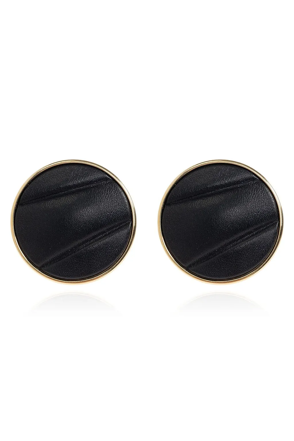 Round Pleats Clip-On Earrings