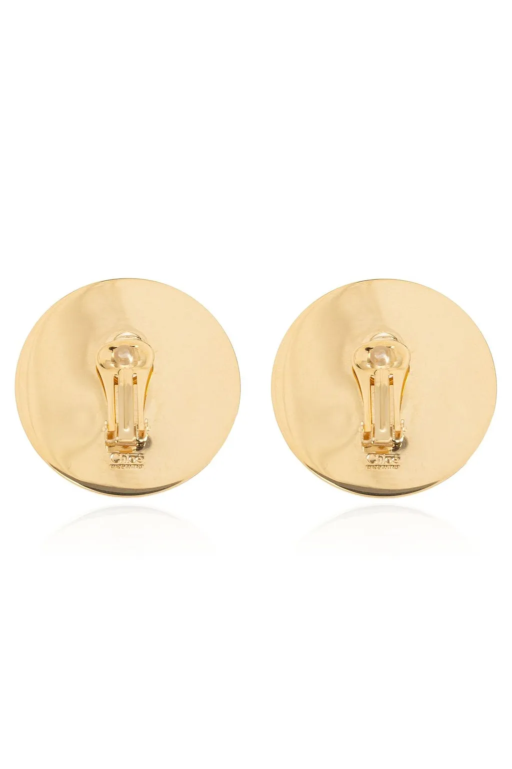 Round Pleats Clip-On Earrings