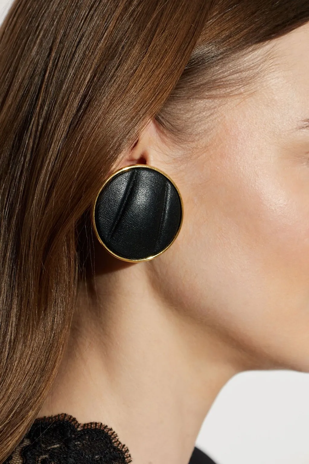 Round Pleats Clip-On Earrings