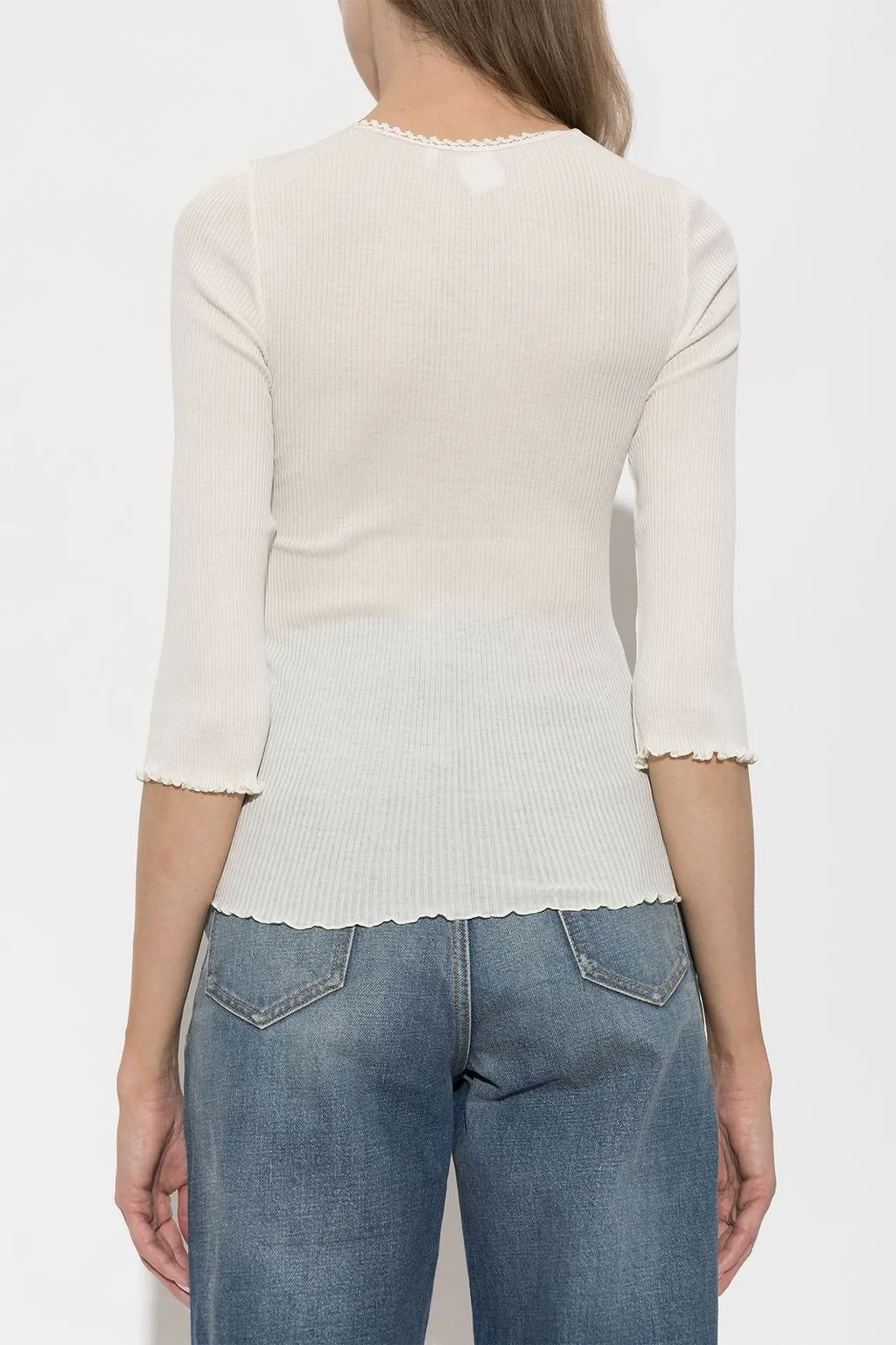 Chloé Scoop-Neck Ribbed Top
