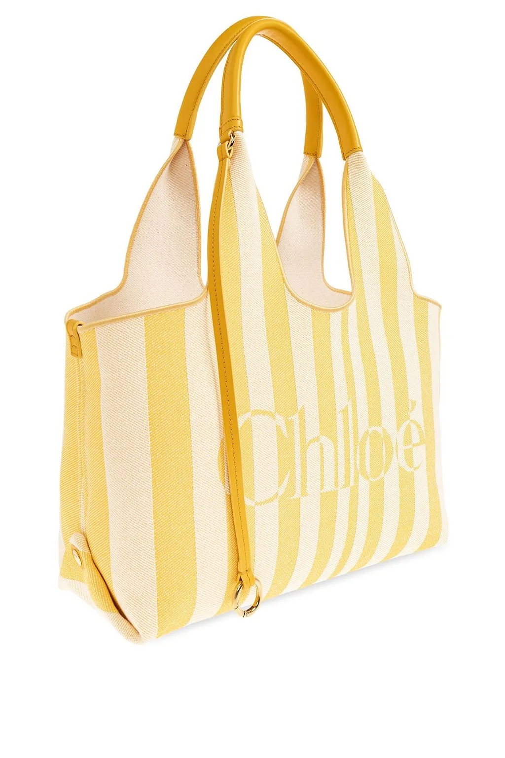 Stripy Open Top Small Tote Bag