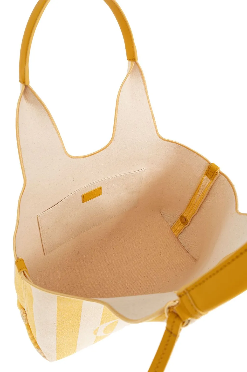 Stripy Open Top Small Tote Bag