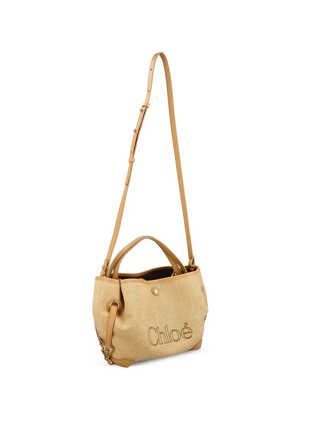 Chloé Textured Logo Shoulder Bag