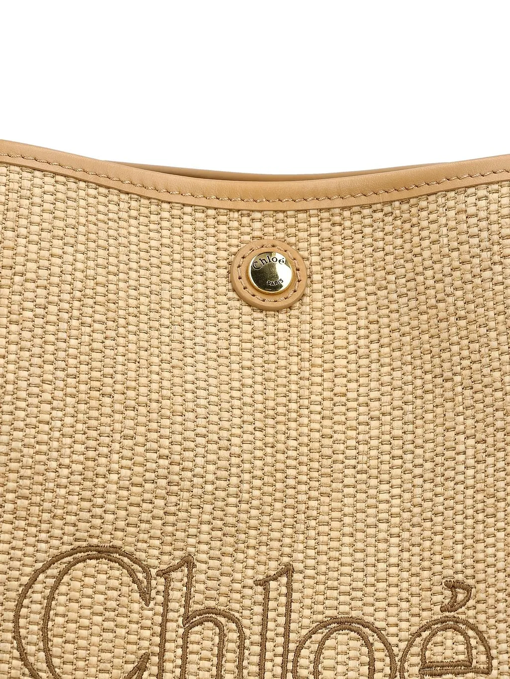Chloé Textured Logo Shoulder Bag