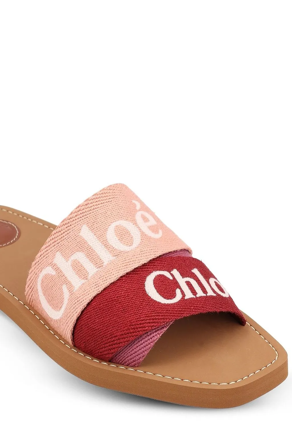 Chloé Woody Logo Detailed Sandals