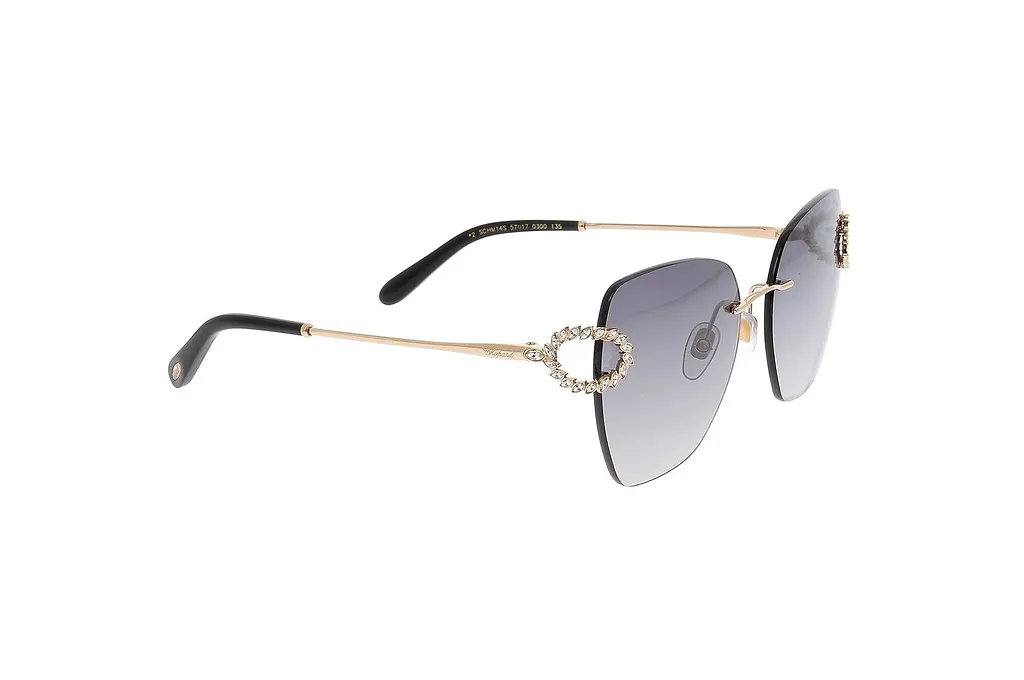 Chopard Eyewear Geometric Frame Sunglasses