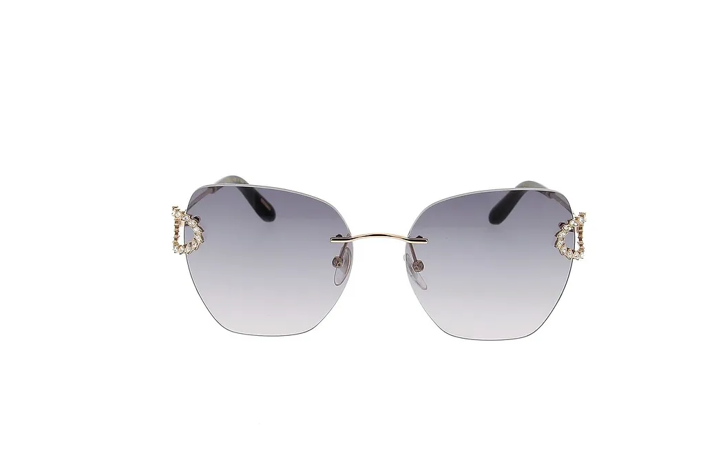 Chopard Eyewear Geometric Frame Sunglasses