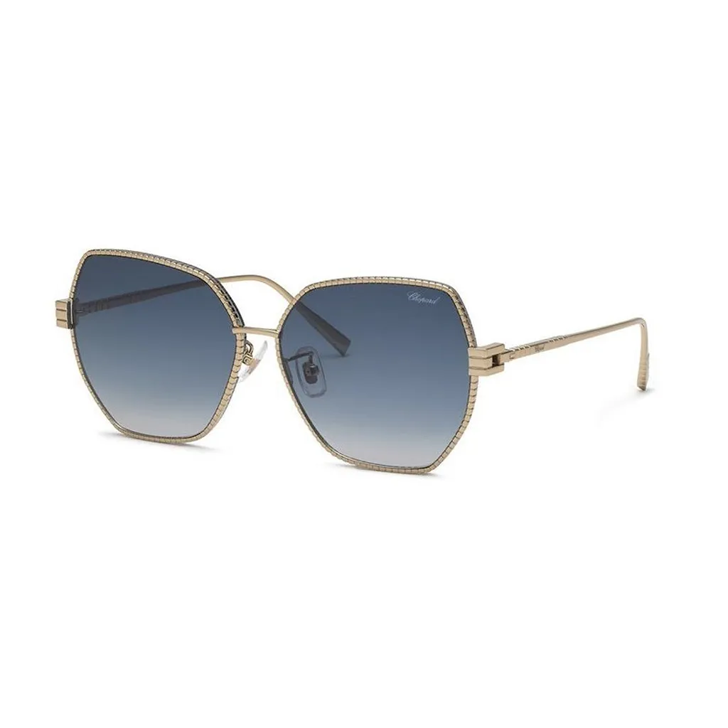 Chopard Eyewear Geometric Metal Sunglasses