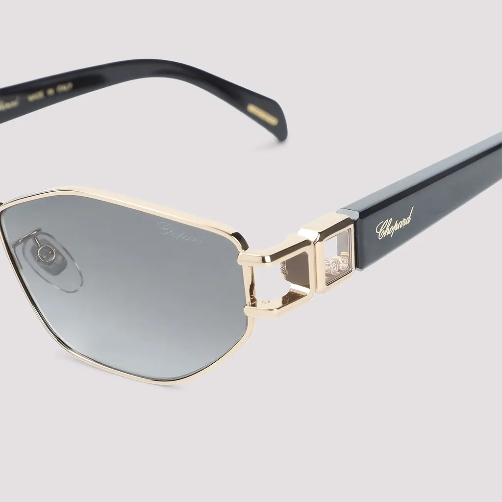 Chopard Eyewear Geometric Frame Sunglasses