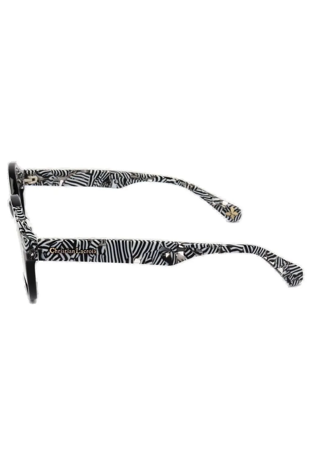 Christian Lacroix Oval Frame Glasses