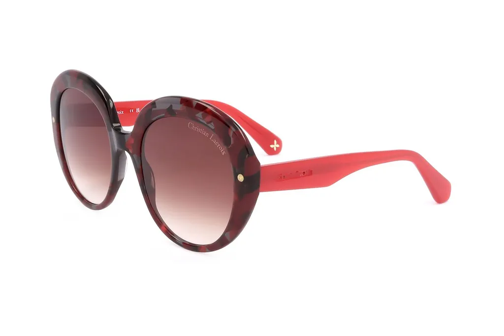 Christian Lacroix Oversized Round Sunglasses
