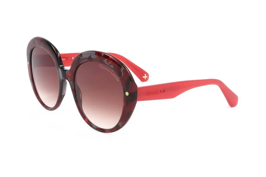 Christian Lacroix Oversized Round Sunglasses