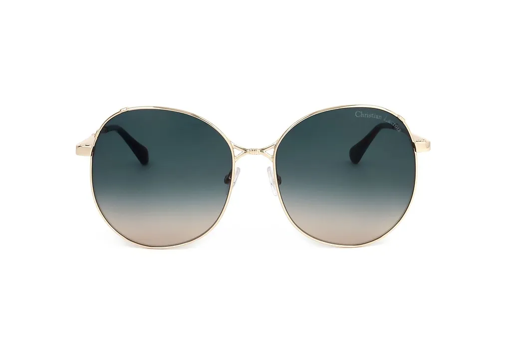 Christian Lacroix Round Metal Sunglasses
