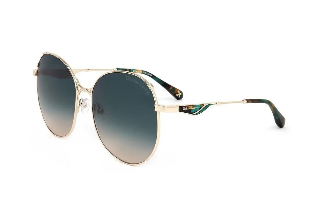 Christian Lacroix Round Metal Sunglasses