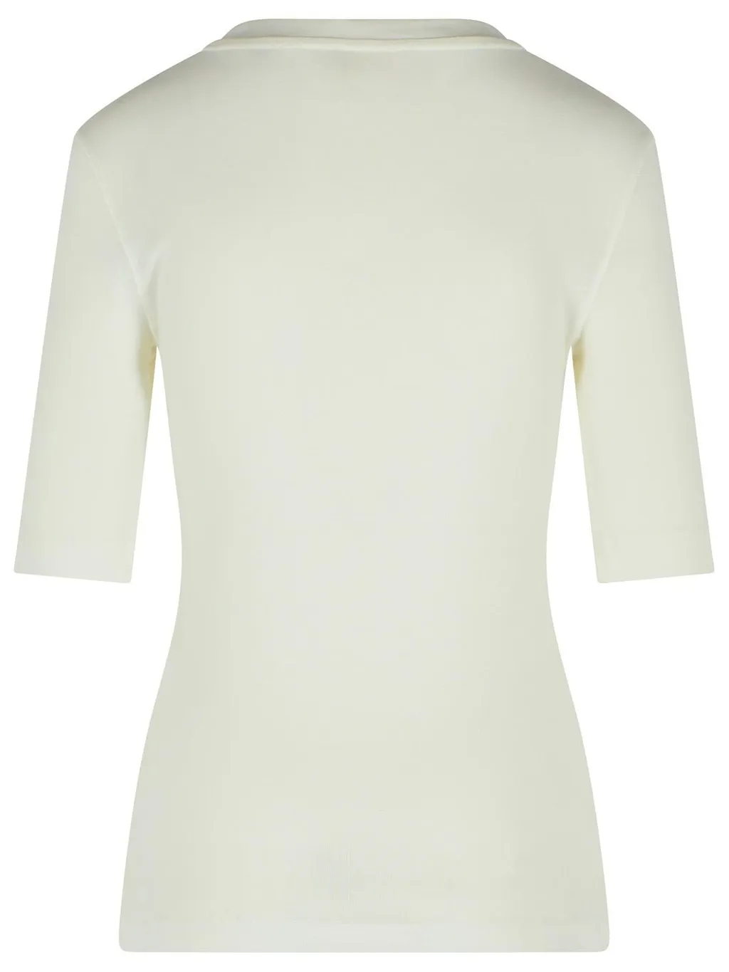 Closed Ribbed 3/4 Sleeve Top