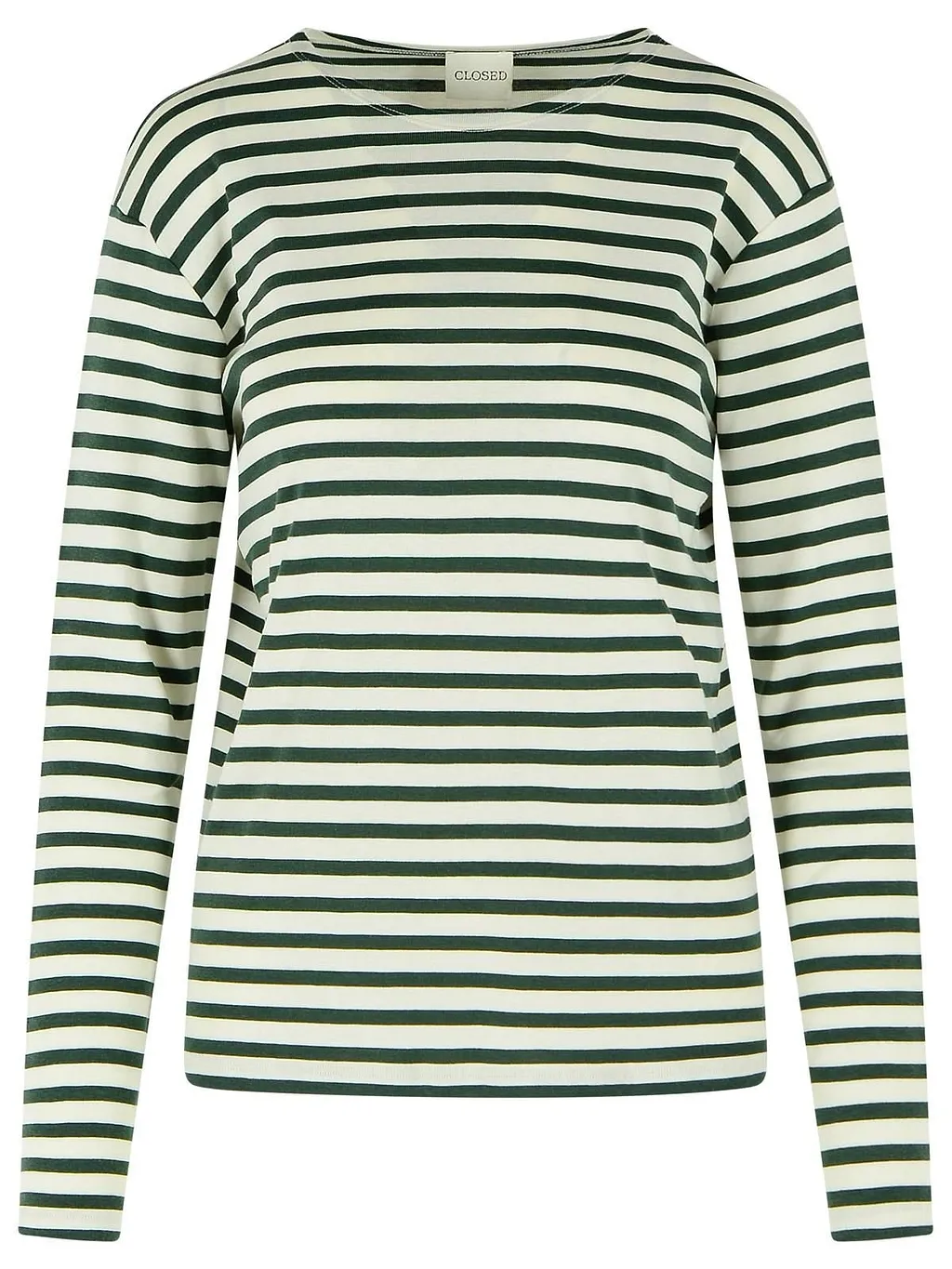 Closed Striped Long Sleeve T-Shirt
