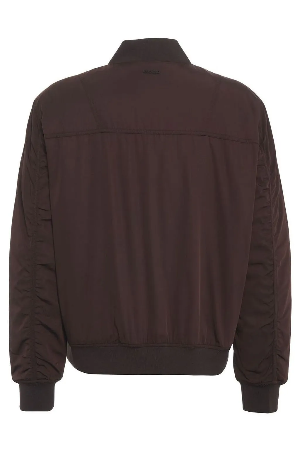 Closed Zipped Bomber Jacket