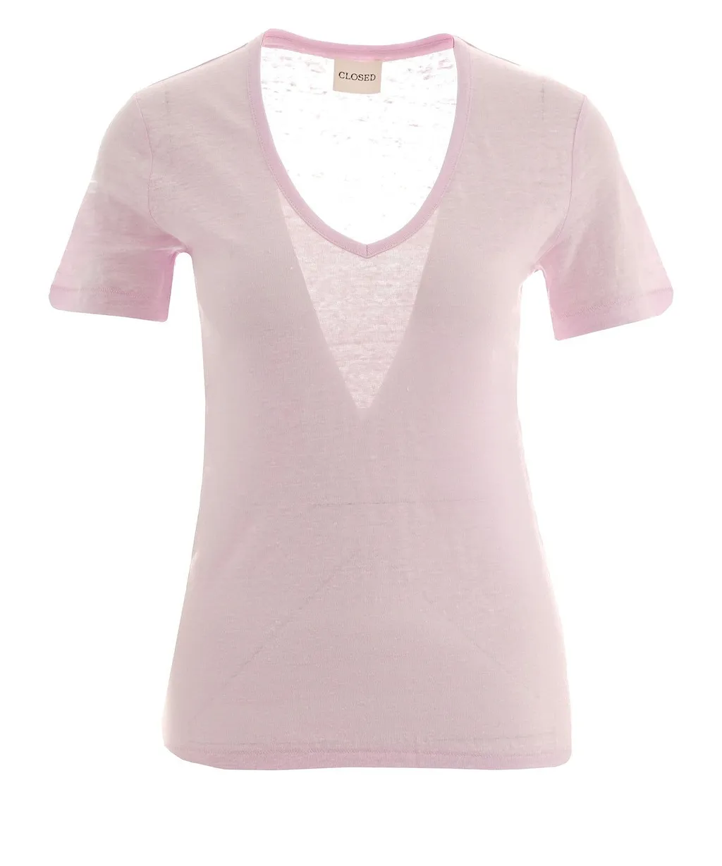 Closed V-Neck Top