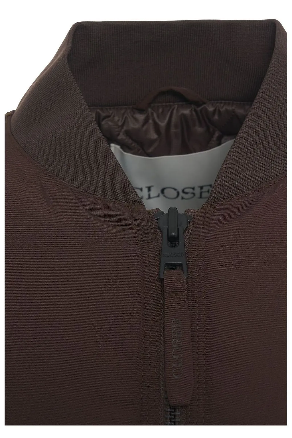 Closed Zipped Bomber Jacket