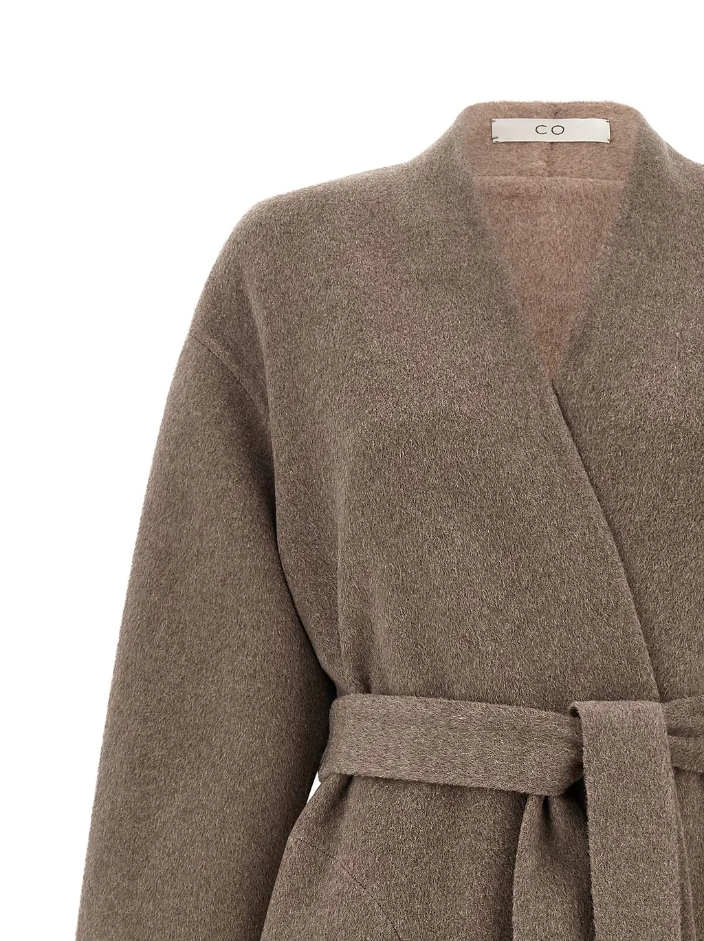 Co Belted Robe-Style Coat