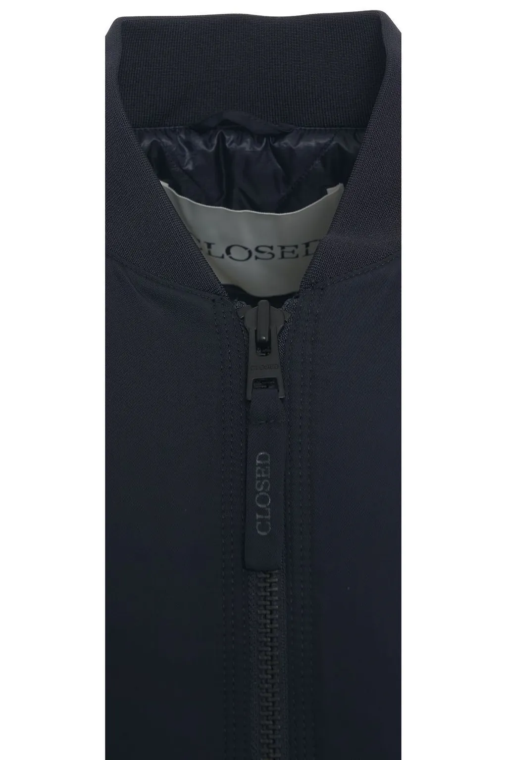 Closed Zipped Bomber Jacket
