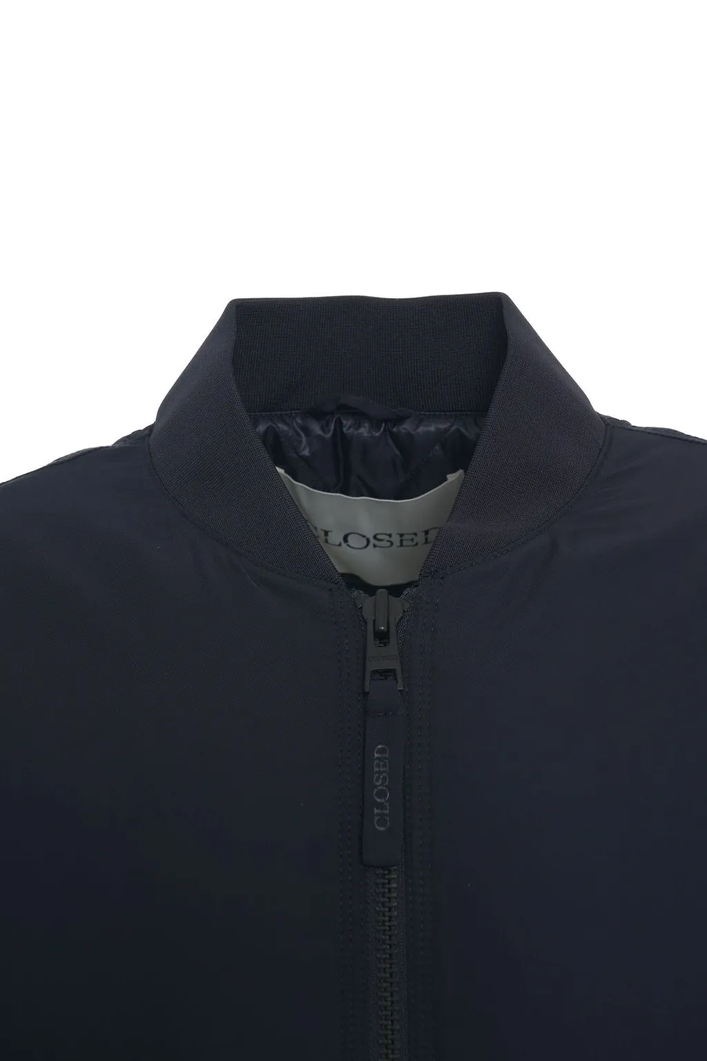 Closed Zipped Bomber Jacket