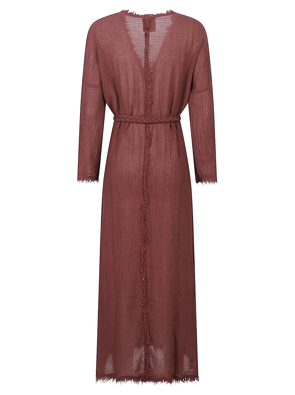 Christian Zen Mousa Belted Maxi Dress