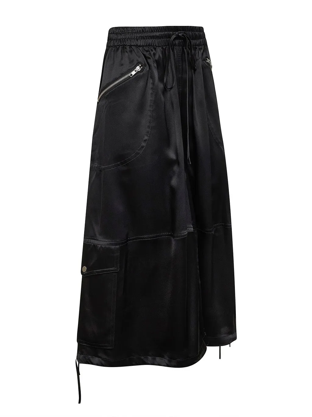 Cargo Wide-Leg Cropped Pants