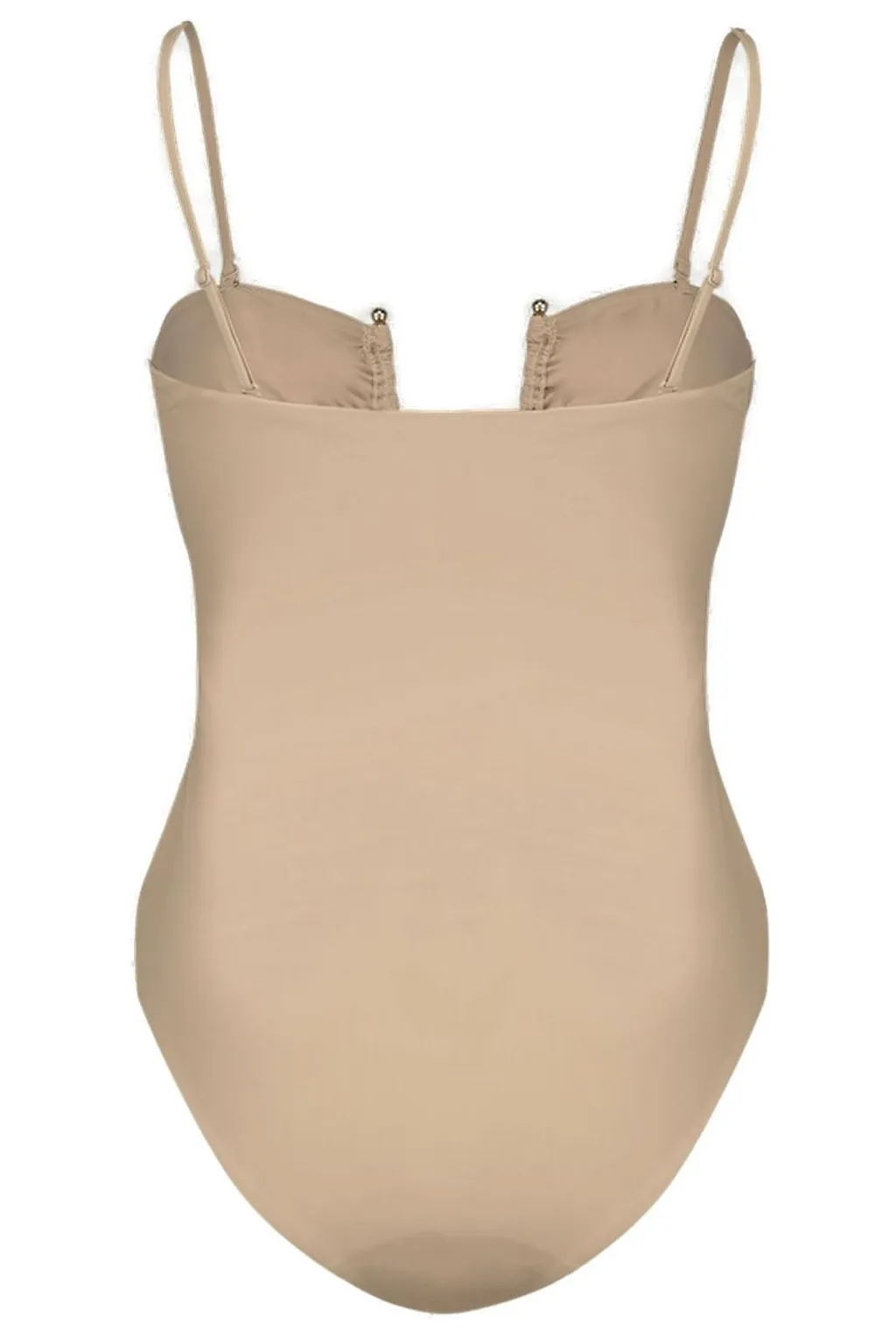 Arced Ruched One-Piece Swimwear