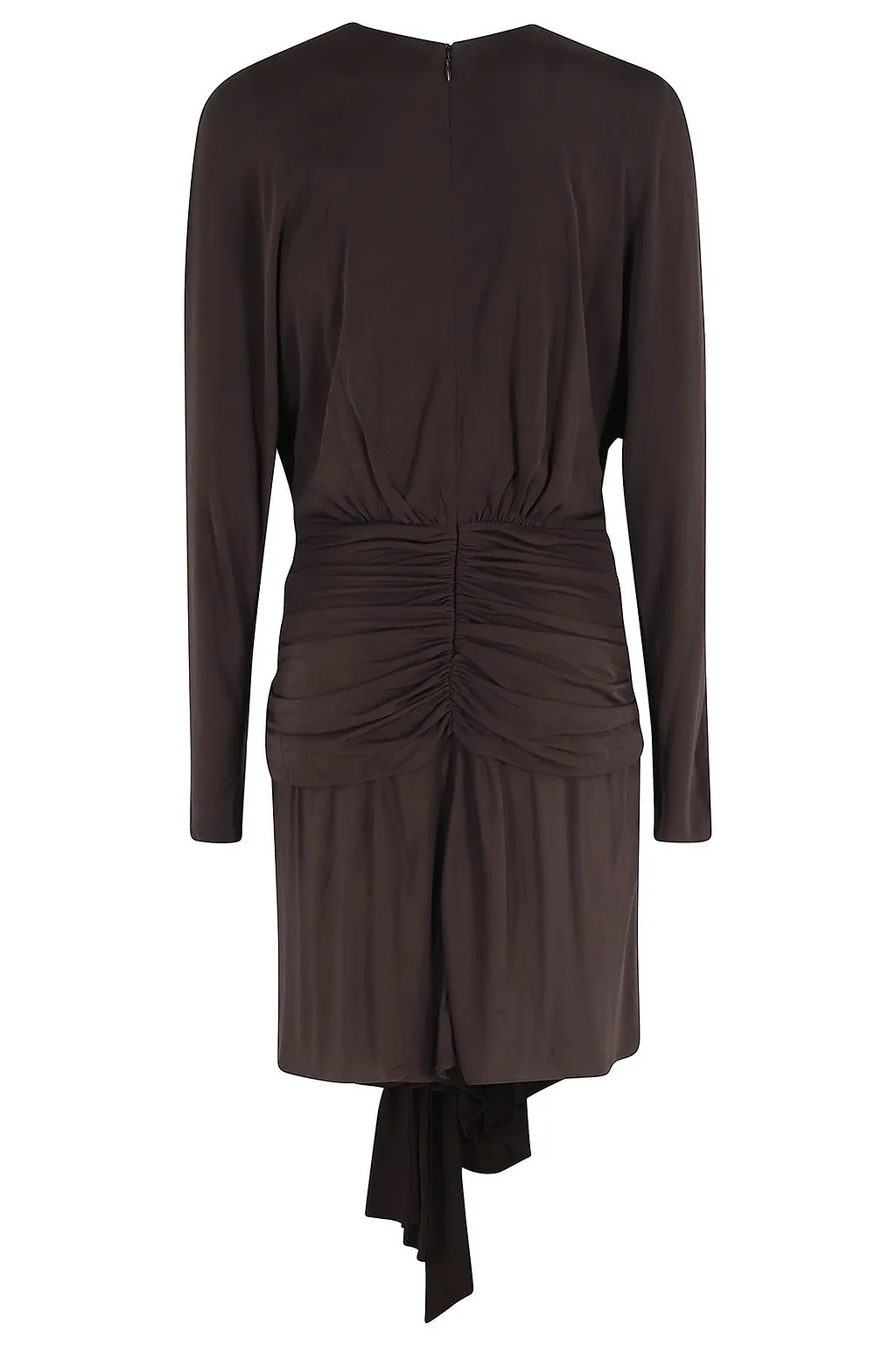 Christopher Esber Asymmetric Hem Draped Mini Dress