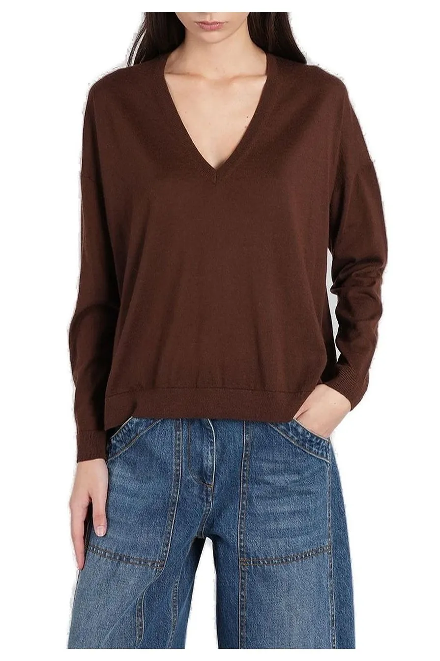 Co Long-Sleeved V-Neck Jumper