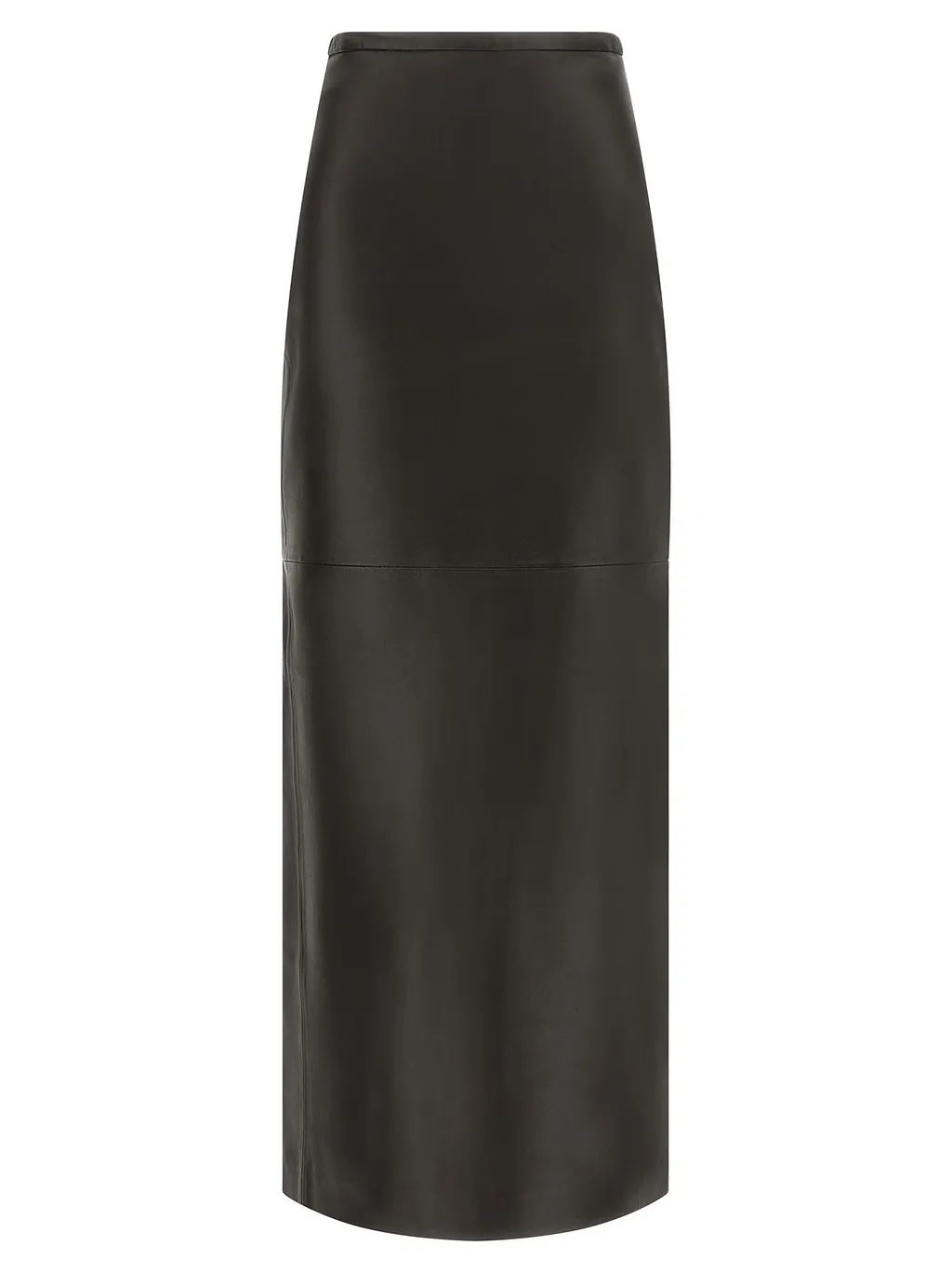 Panelled Leather Pencil Skirt
