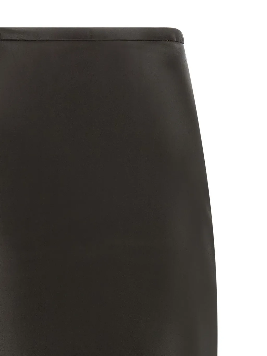 Panelled Leather Pencil Skirt
