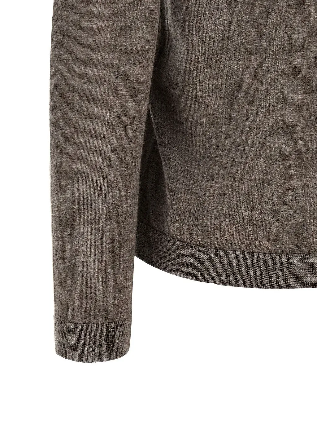 Co Rolled-Edge Crew Knitted Sweater