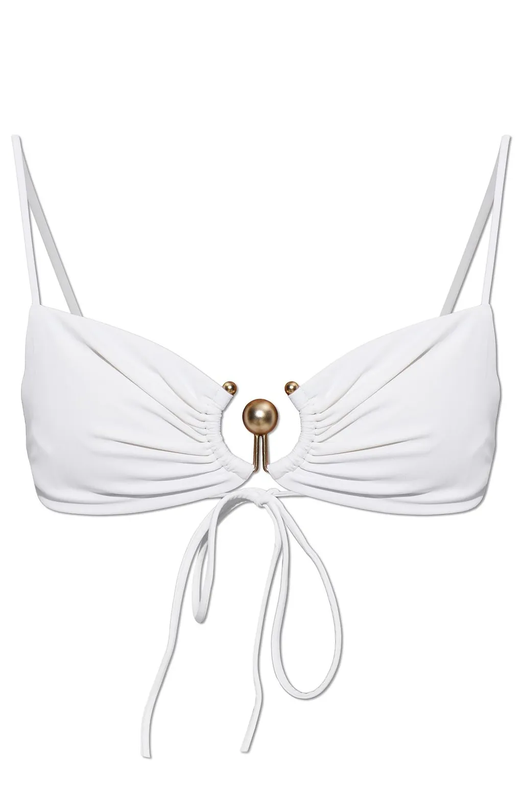 Orbit Ruched Bikini Top