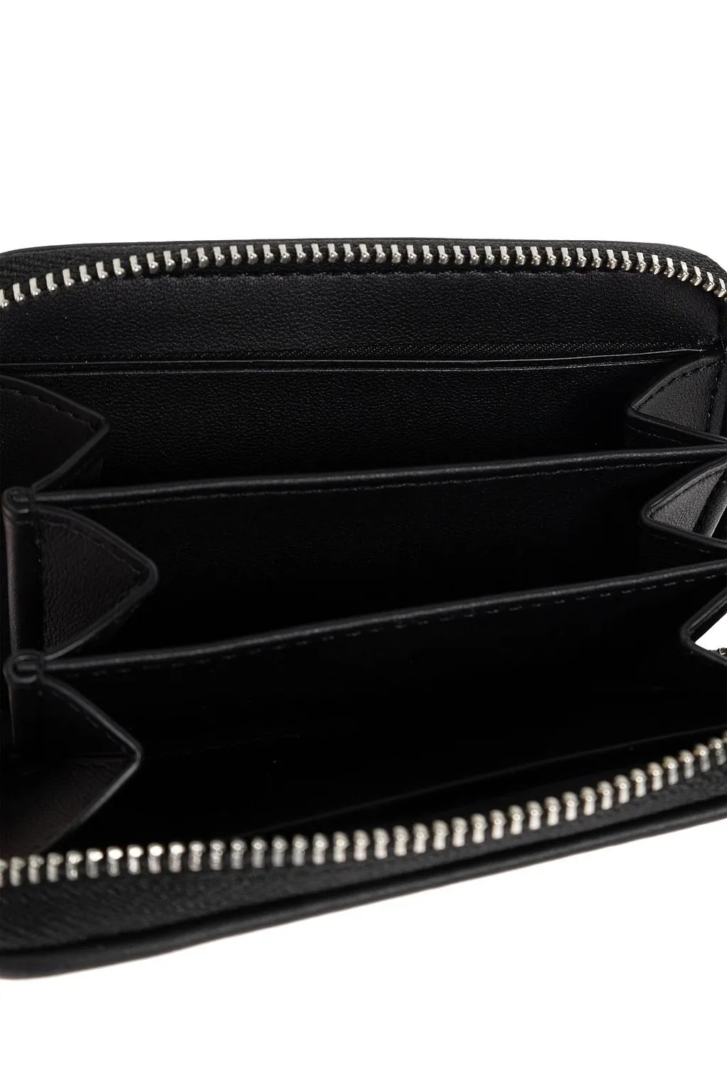 Crystal Embellished Zip-Around Wallet