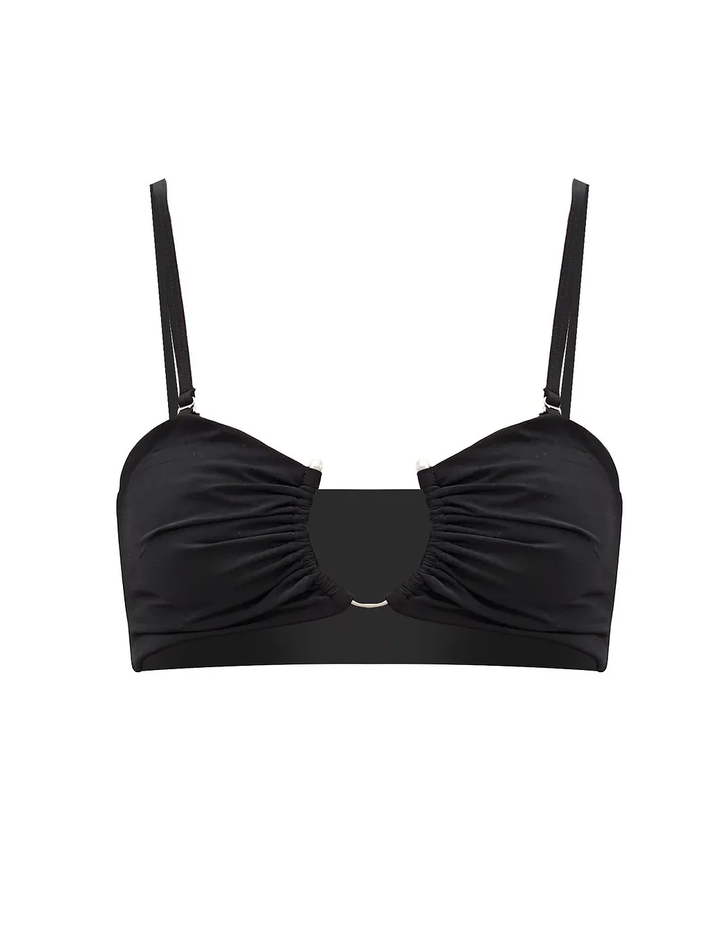 Ruched Crescent Bandeau