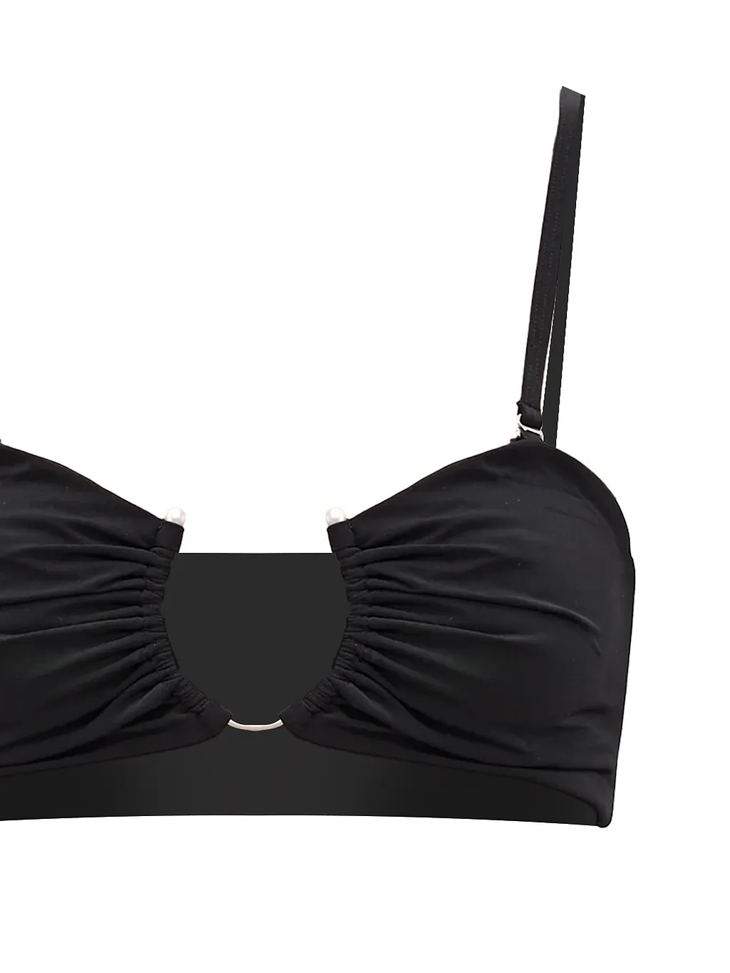 Ruched Crescent Bandeau