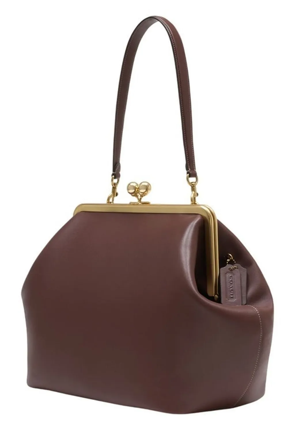 Coach Large Kisslock Frame Bag