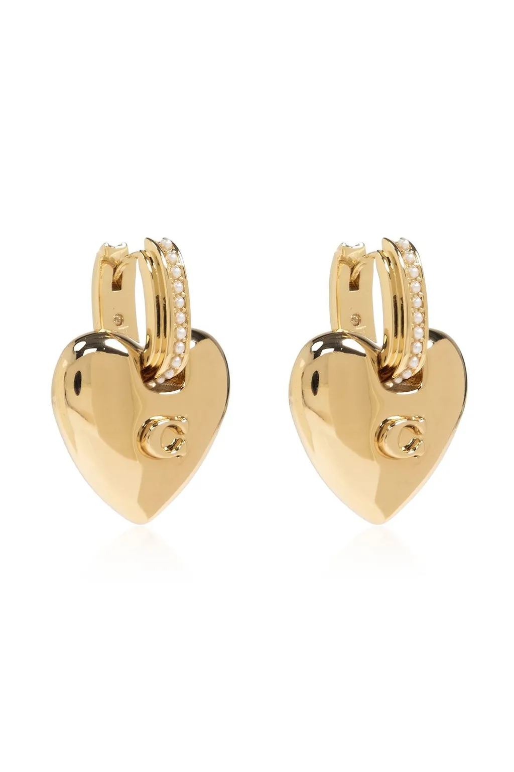 Logo Detail Embellished Earrings