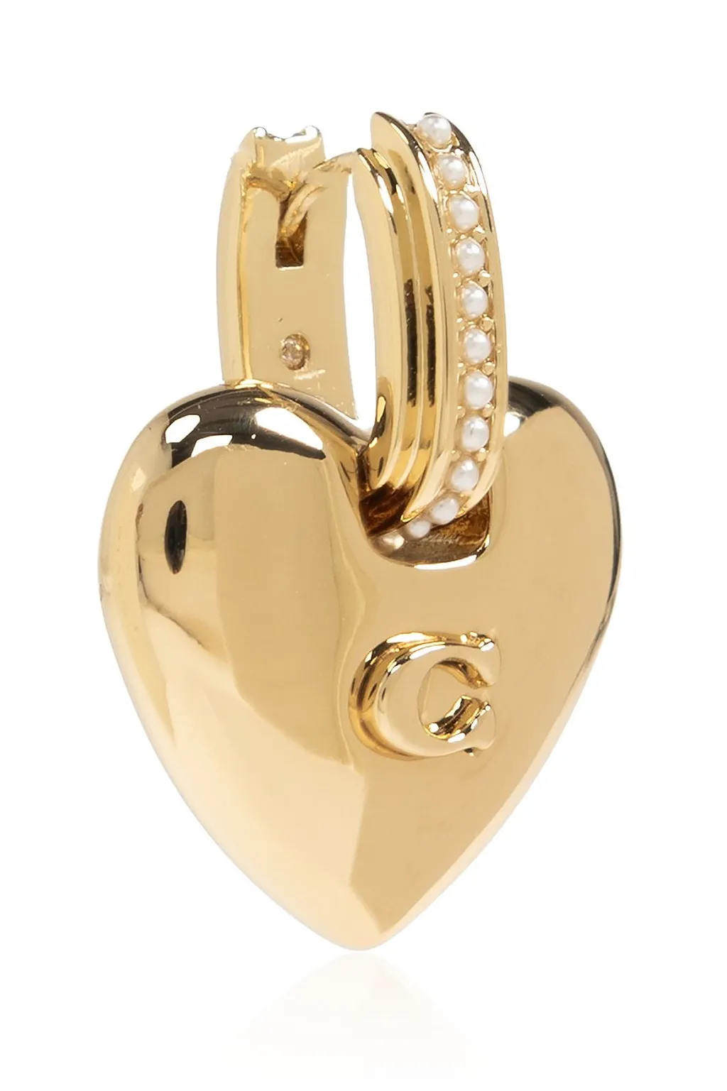 Logo Detail Embellished Earrings
